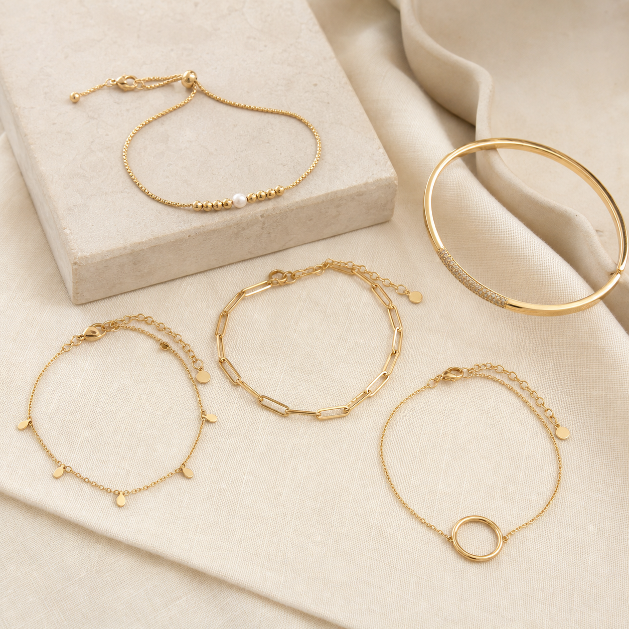 Bracelets jewellery selection