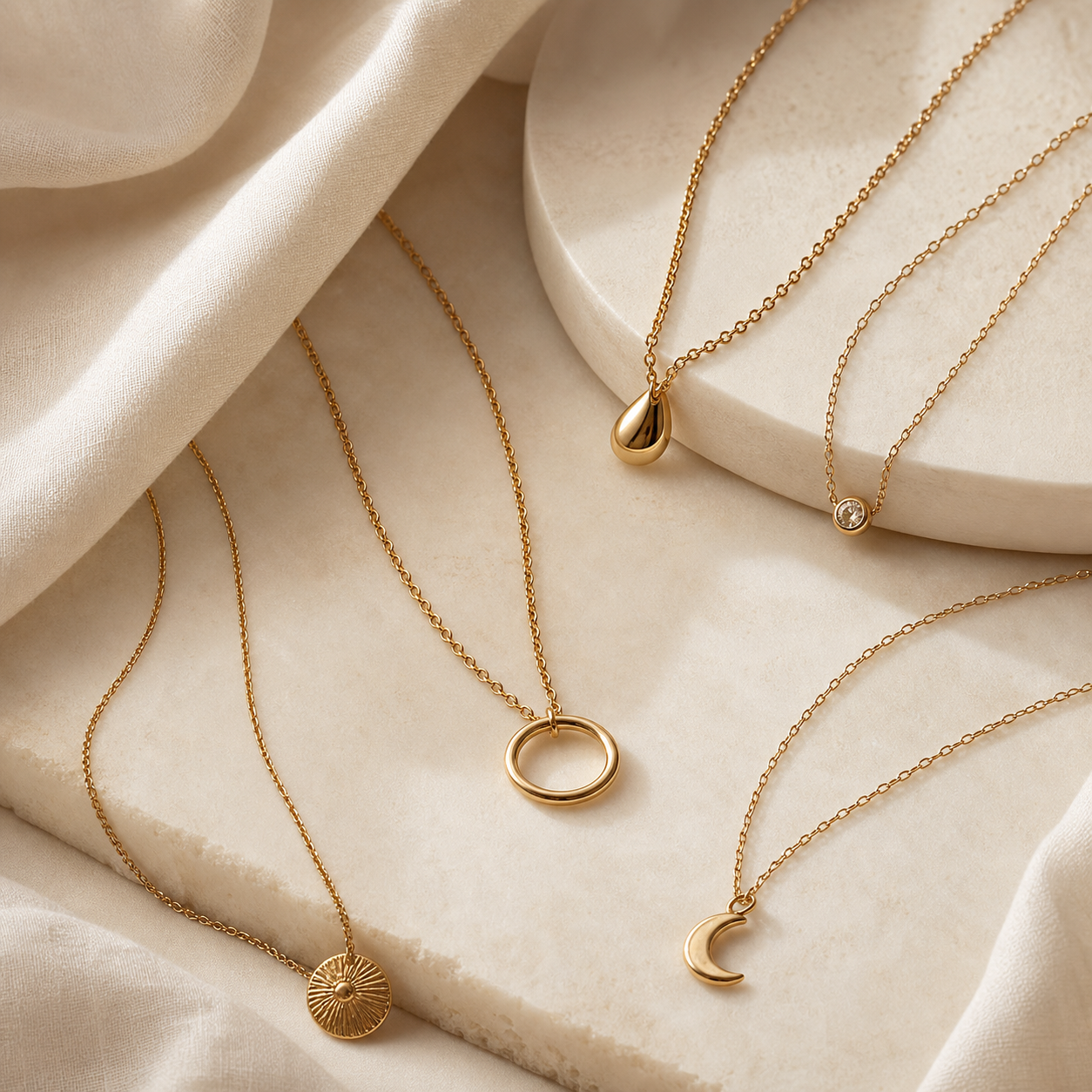 Necklaces jewellery selection