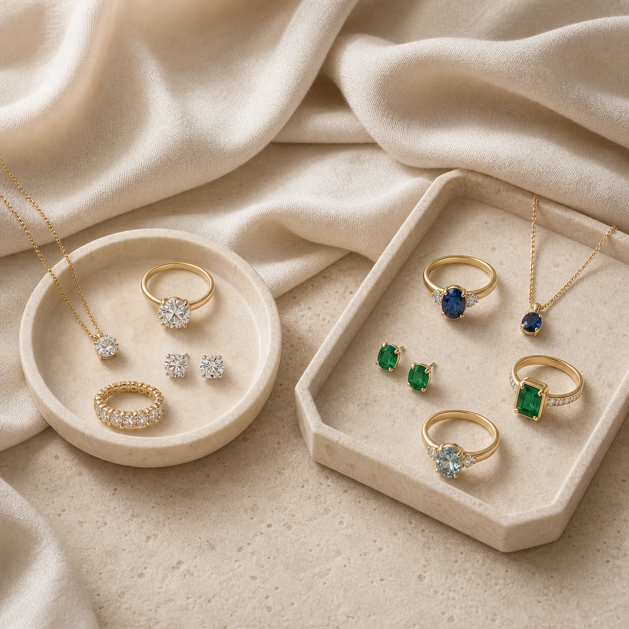 Choosing Between Diamonds and Coloured Stones journal image